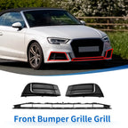 Front Lower Bumper Grille for Audi A3 A3PA (2017–2020) Set of 1