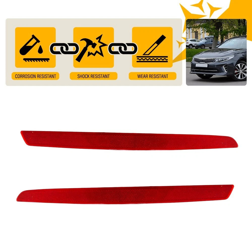 2Pcs Rear Bumper Reflectors for Kia Optima (2014–2015) 92406-2T500