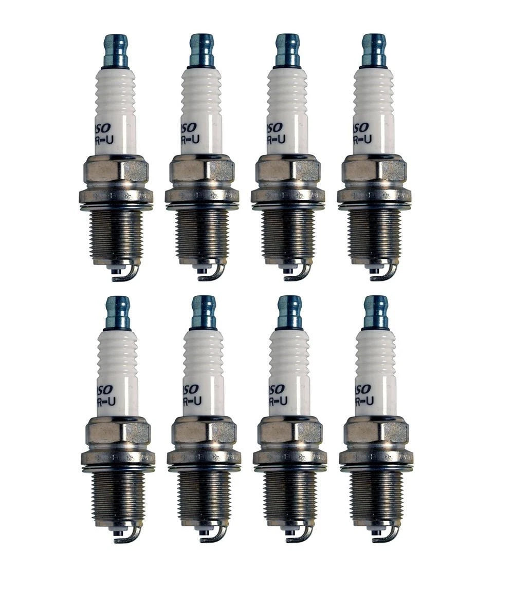 Set of 8 Denso U-Groove Spark Plugs (Gap 0.032) for