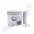 Piston STD + Ring for Yamaha 2T 20-25HP Outboard Motor (6L2-11631-00-97, 6L2-11610)
