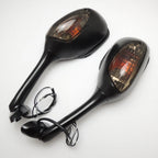 Rearview Side Mirrors w/Turn Signals for Suzuki GSXR600 GSX-R750 GSXR1000 (2002–2015)