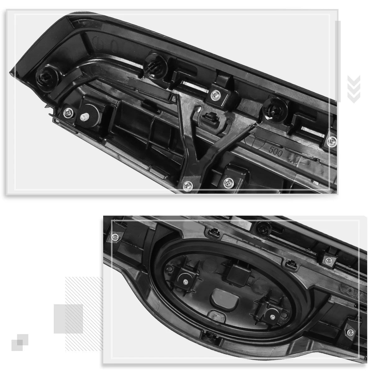 Set of 2 Side Step Nerf Bars for Dodge Ram 1500-3500 Quad Cab (2009–2024)