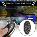 Black Gold Tone Key Case for Hyundai Tucson NX4 Kona SX2 EV Ioniq-7