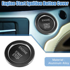 Engine Start Stop Button Cover Sticker for Mercedes-Benz B C GLC GLA CLA (2015–2023) Black 731618111092