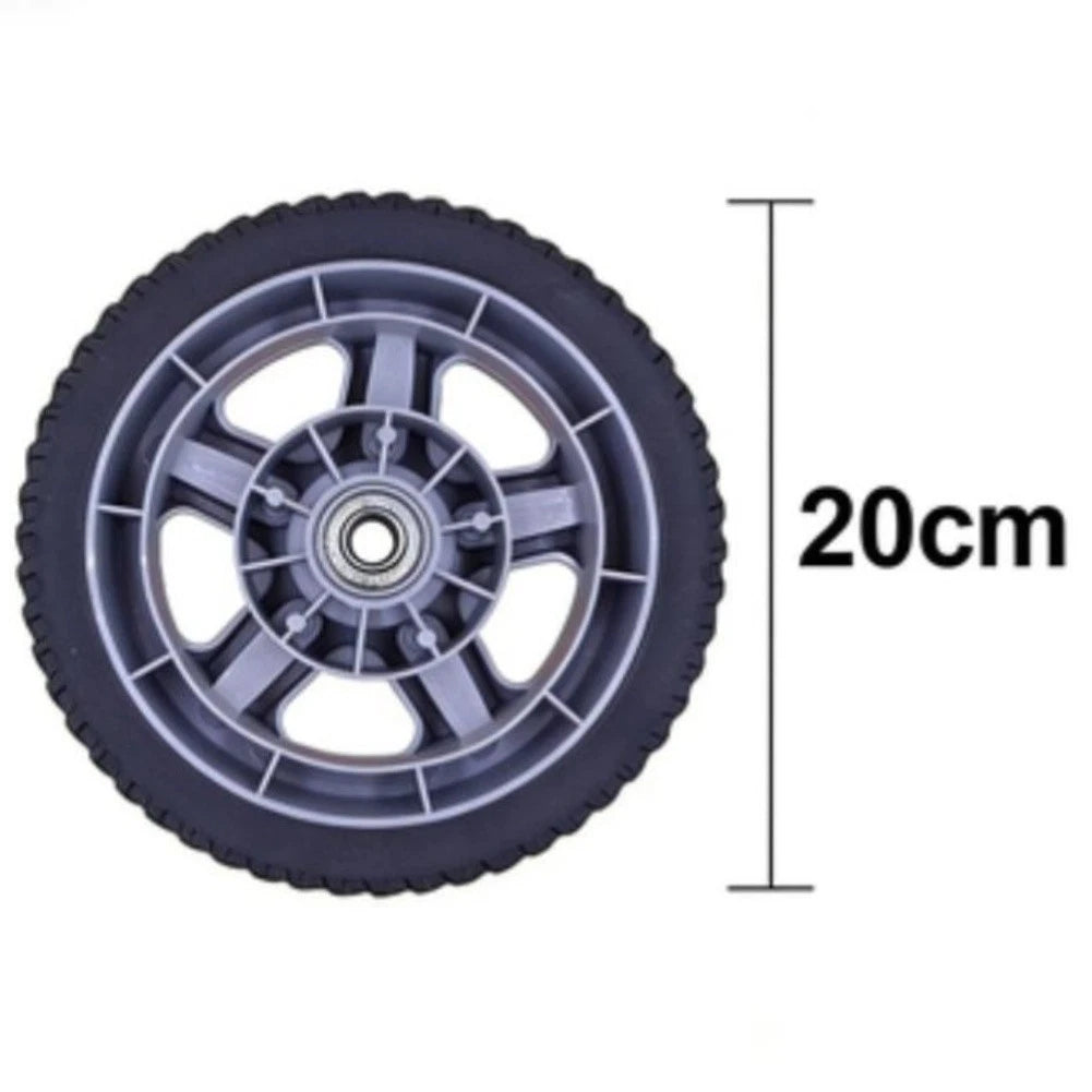 Wheel Set for Walk Behind and Push Type Mowers (17cm Front, 20mm Rear)