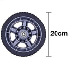Wheel Set for Walk Behind and Push Type Mowers (17cm Front, 20mm Rear)