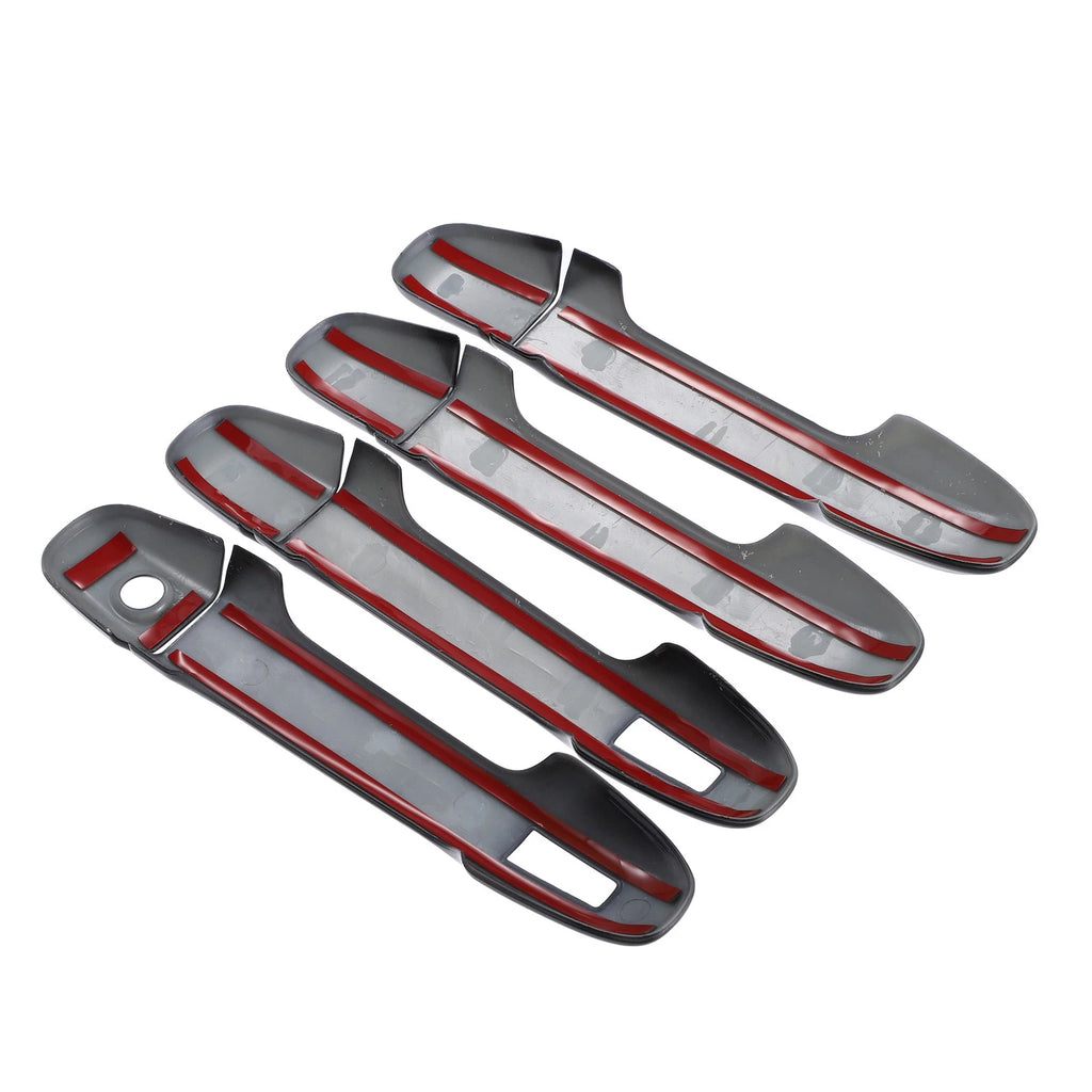 Set of 4 Exterior Door Handles for Subaru Impreza Sedan (2008–2011) Black