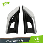 Set of 2 Black Fog Light Bezels for Infiniti Q50 (2018–2020)