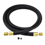 High-Flow Refrigerant Hose for Automotive (6', 1/2" Diameter, 3/8" to 1/4" Fitting)