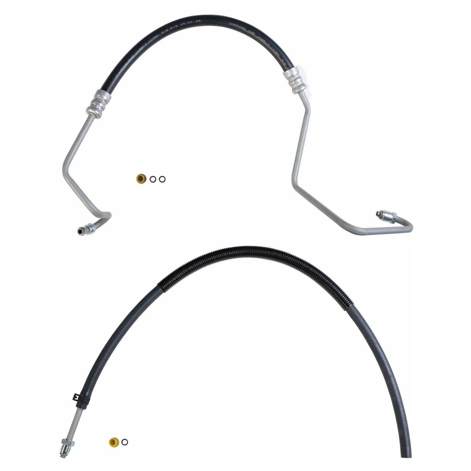 Sunsong Power Steering Pressure & Return Line Hose Kit for C10 K20 R3500 (1973–1991)