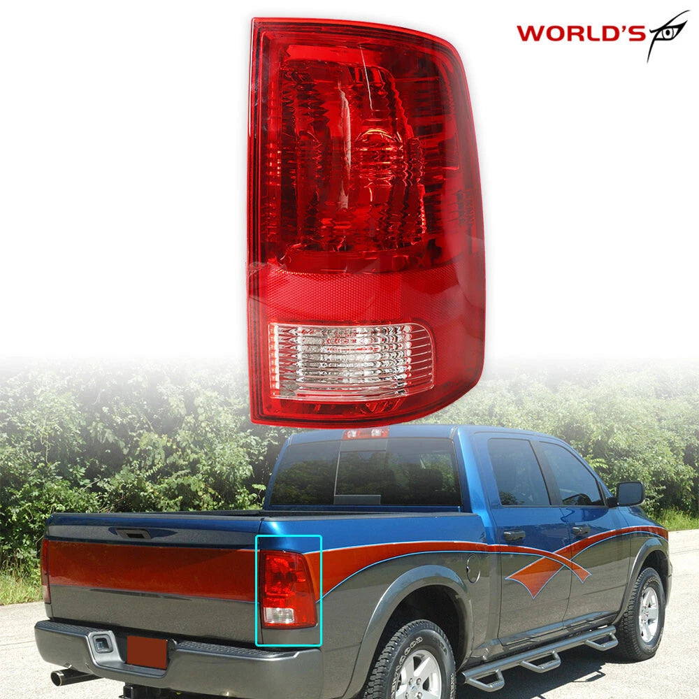 Tail Light for Dodge Ram 1500 2500 3500 (2009–2018) Right Side Red