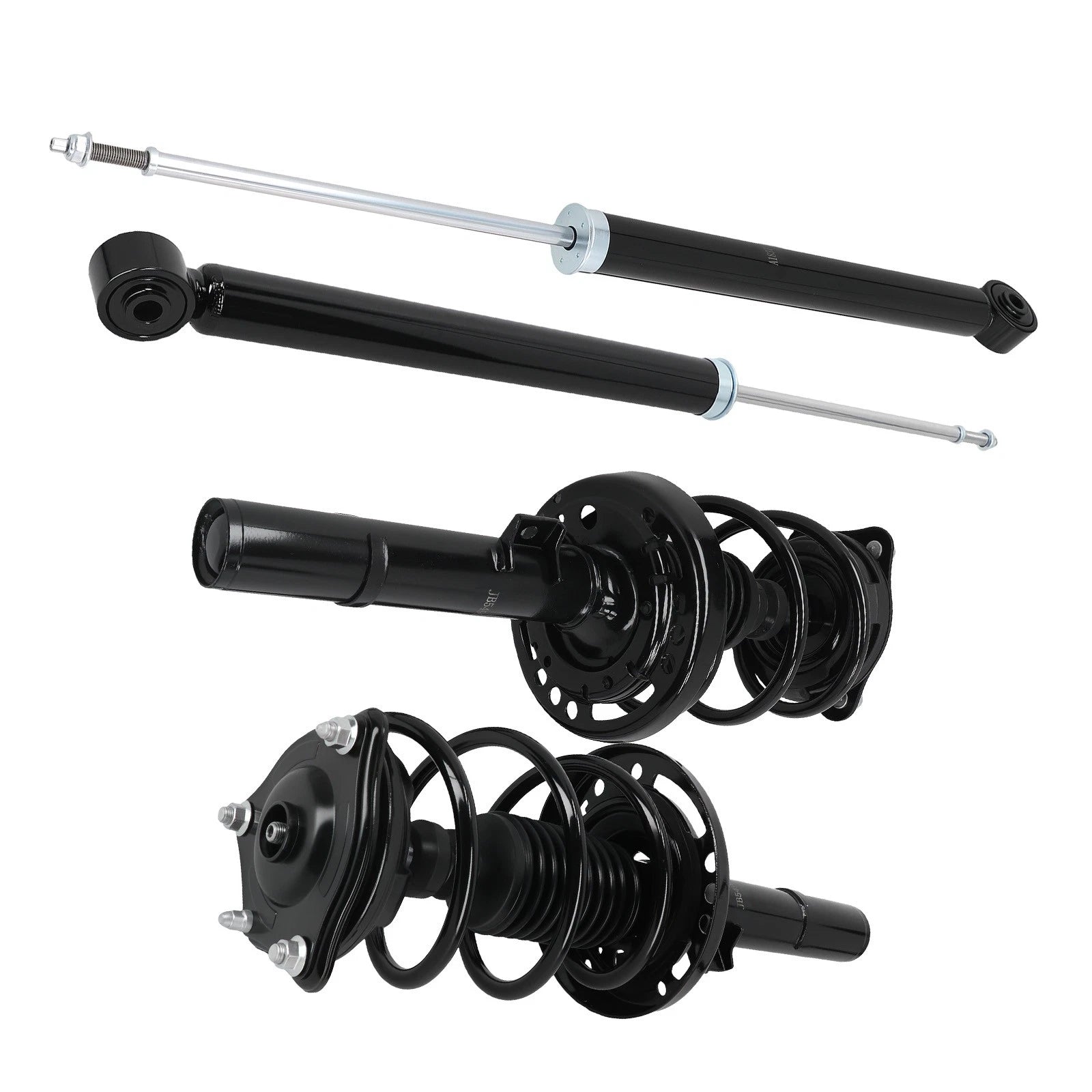 Set of 4 Complete Strut & Spring Assembly Rear Shocks for Honda Civic (2016–2021)
