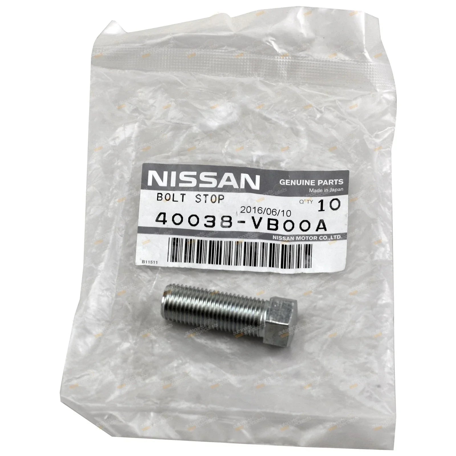 Front Steering Lock Stop Bolt for Nissan Patrol GU Y61 (1997-2016)