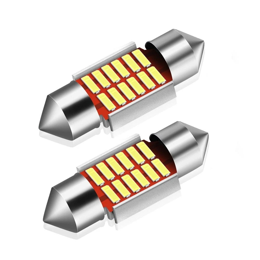 2X AUXITO 31MM Festoon LED Interior Map Light Bulb DE3175 DE3425 DE3021 6000K