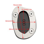 Kickstand Sidestand Enlarged Plate Pad for Speed Twin 1200 Thruxton 1200 (2019–2023)
