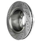 Disc Brake Rotor and Pad Kit for Ram 2500 (2011–2018) Rear Drilled RWD
