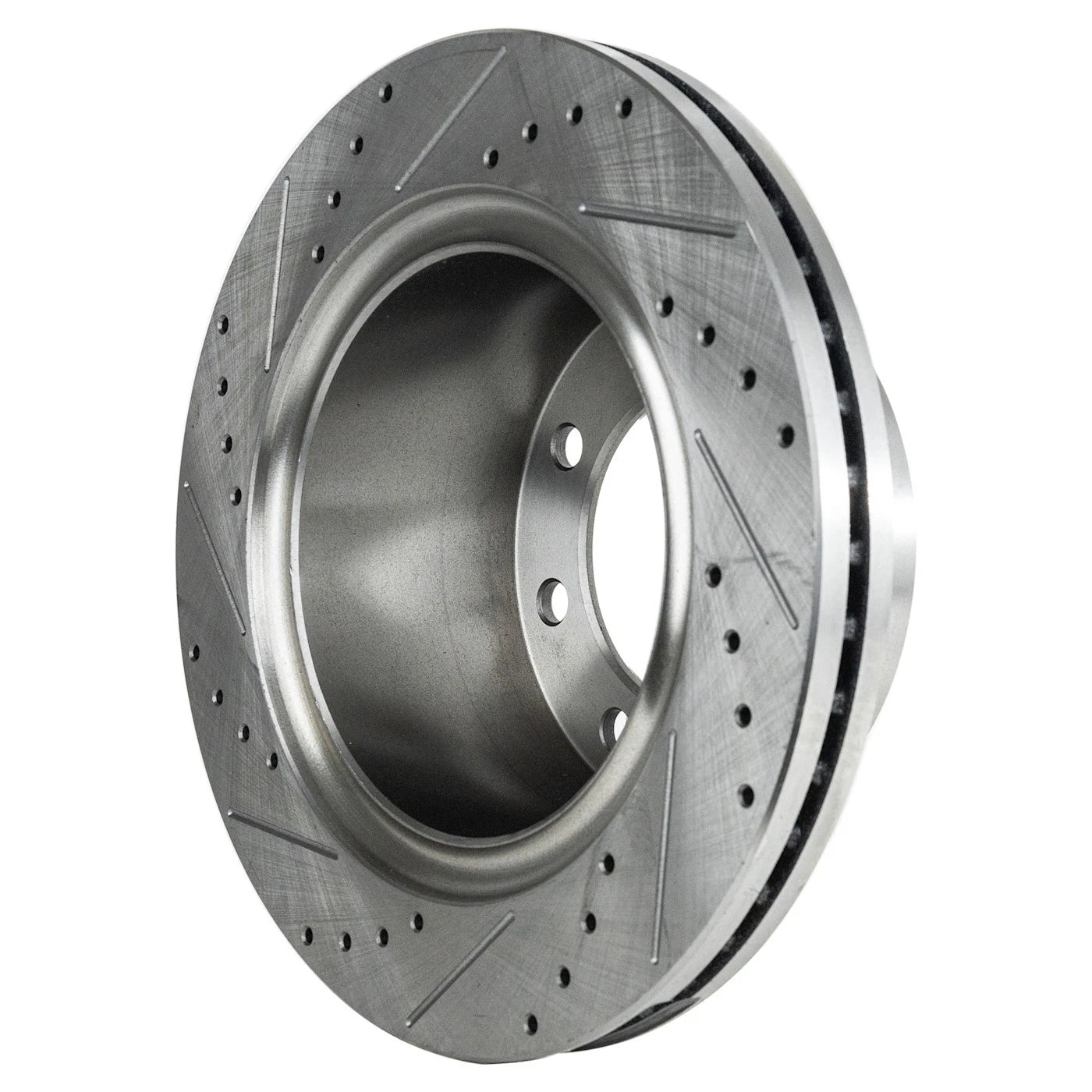 Disc Brake Rotor and Pad Kit for Ram 2500 (2011–2018) Rear Drilled RWD