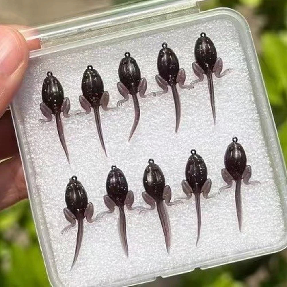 10PCS Soft Lure Floating Topwater Bait for Bass Fishing