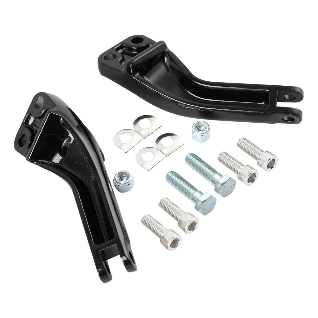 Passenger Foot Peg Mount Brackets for Harley Dyna Wide Glide Street Bob (2006–2017)