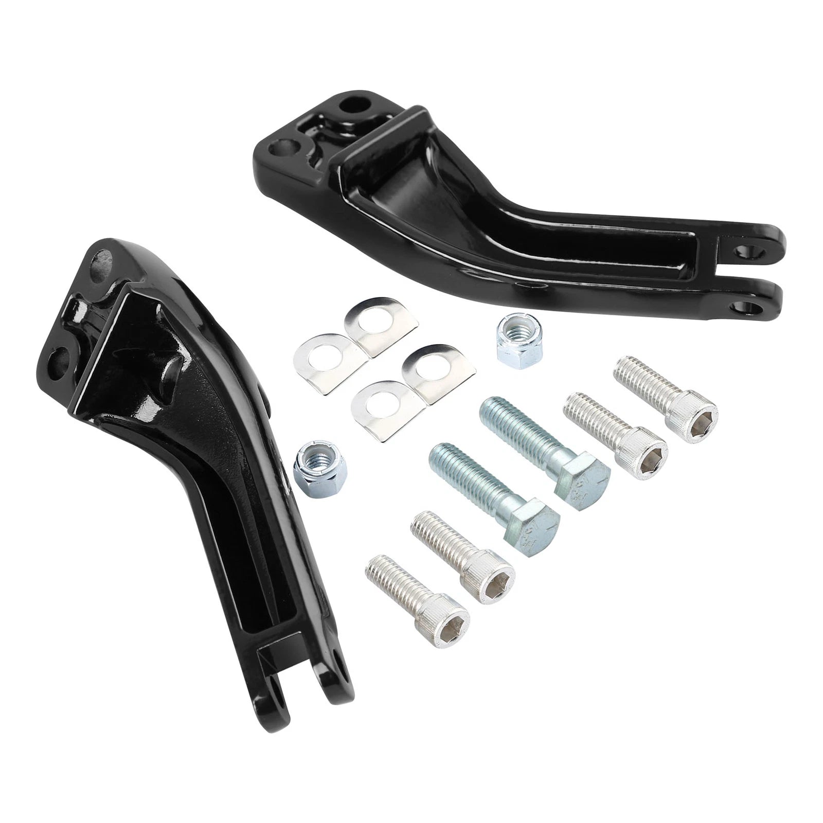 Passenger Foot Peg Mount Brackets for Harley Dyna Wide Glide Street Bob (2006–2017)