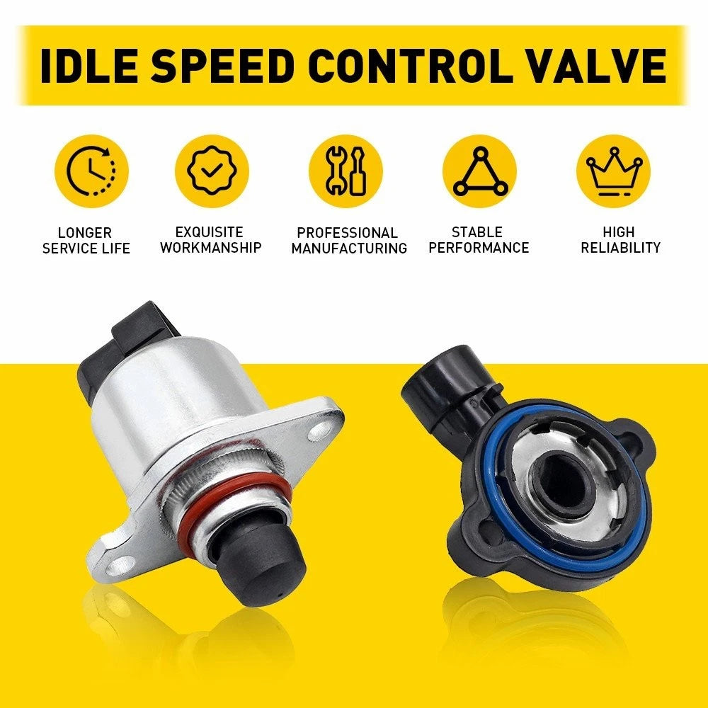 Throttle Position Sensor and Idle Air Control Valve for Chevy GMC Buick Cadillac