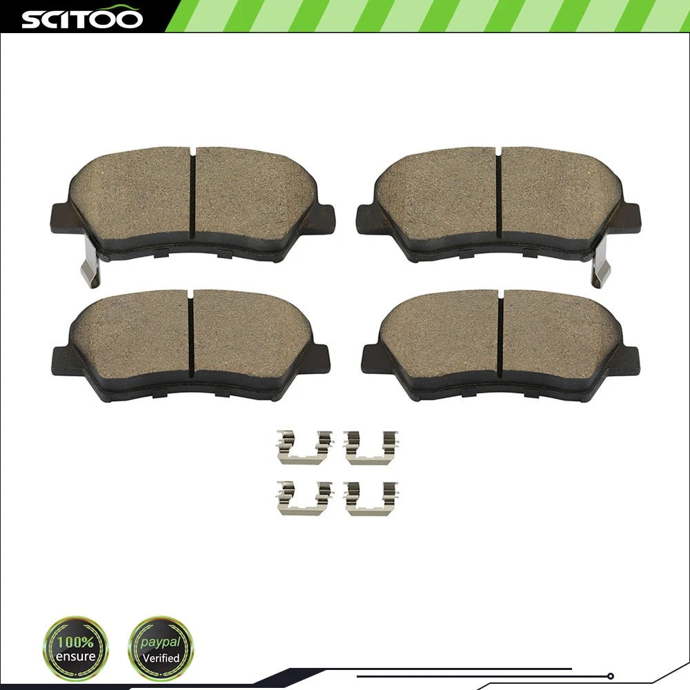4pc Front Brake Pads Kit for Hyundai Elantra Coupe (2013–2014)