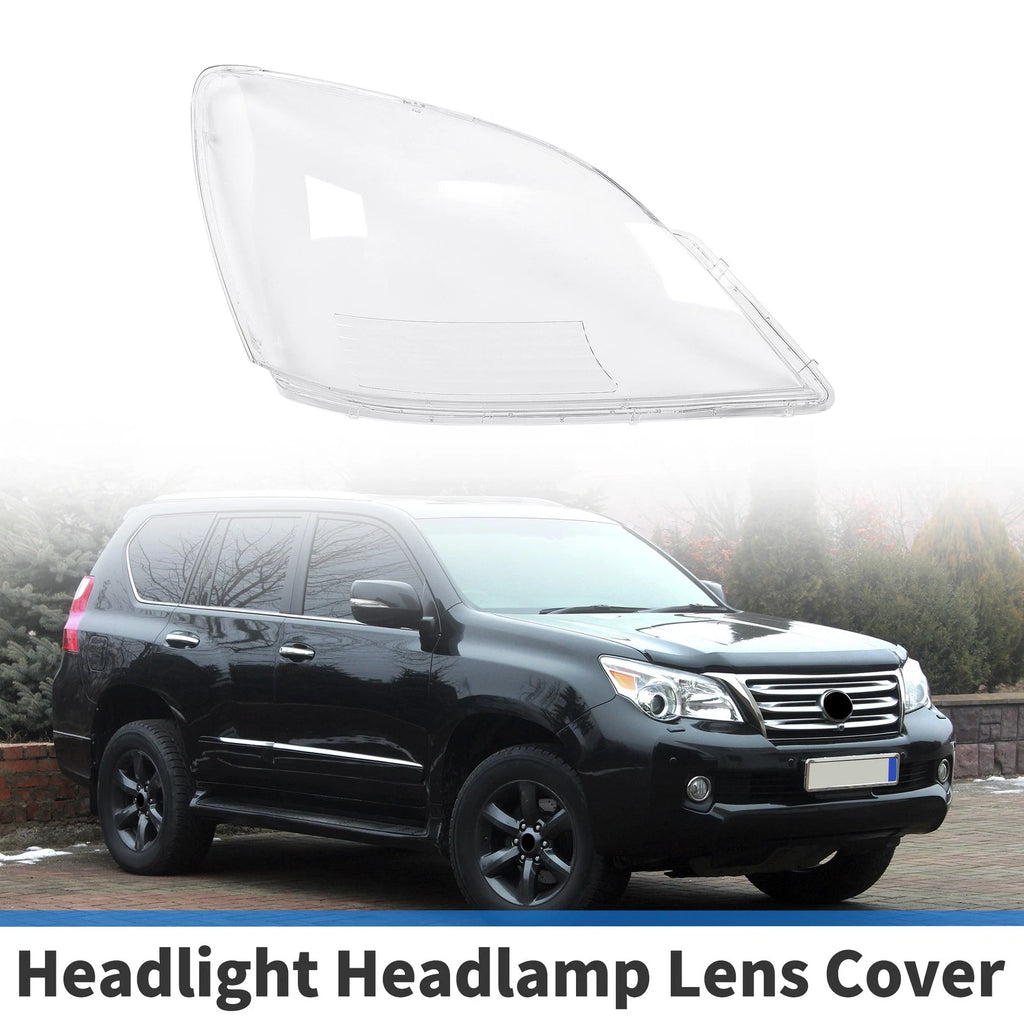 1 Pcs Headlight Lens Cover for Lexus GX470 (2003–2009) PC Clear