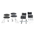 Set of 4 NAO Brake Pads for Lexus LS400 (1995–2000)
