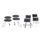 Set of 4 NAO Brake Pads for Lexus LS400 (1995–2000)