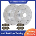 Front Brake Rotors and Ceramic Pads Kit for Toyota Corolla Matrix (2003–2008)