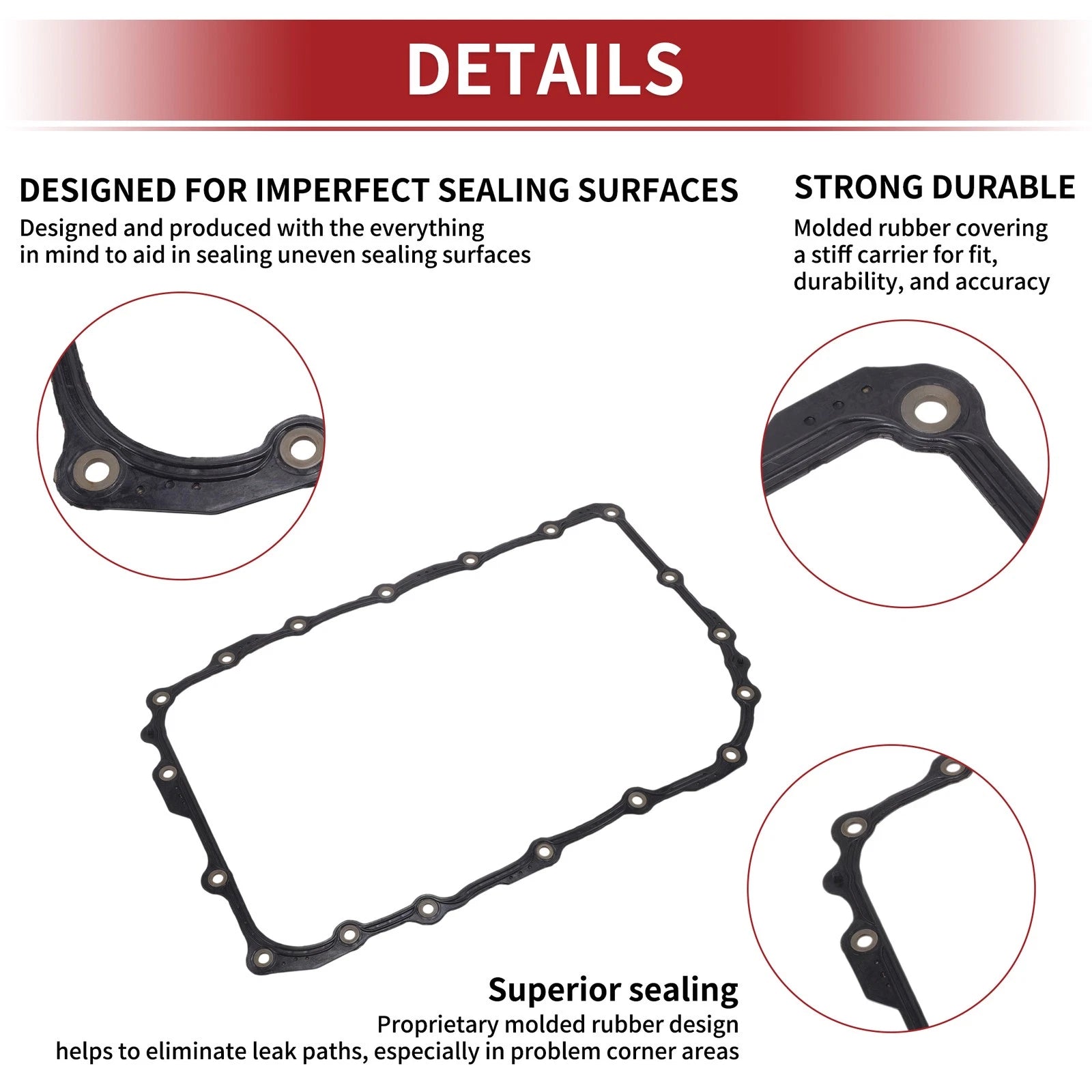 Transmission Filter Oil Pan Gasket for Cadillac Escalade (2007–2020)
