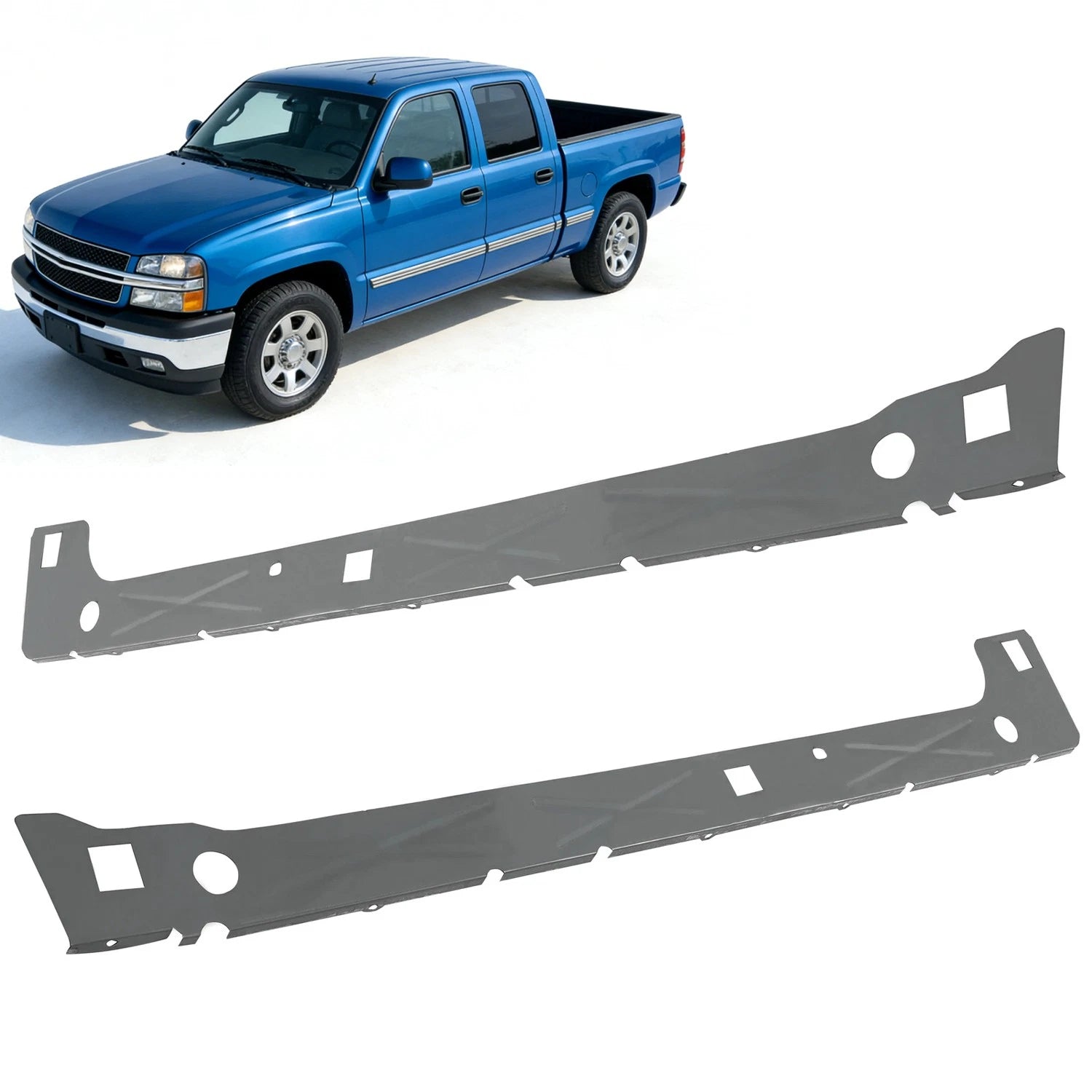 Inner Rocker Panels for Chevy Silverado GMC Sierra 1500/2500/3500 (1999–2007)