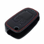 With Buckle Key Case 2-Button Remote Leather Alloy for Corsa D Zafira(2006–14)