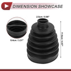 Outer CV Joint Boot Kit with Clamps for BMW 328i (2007–2016) 31607549468