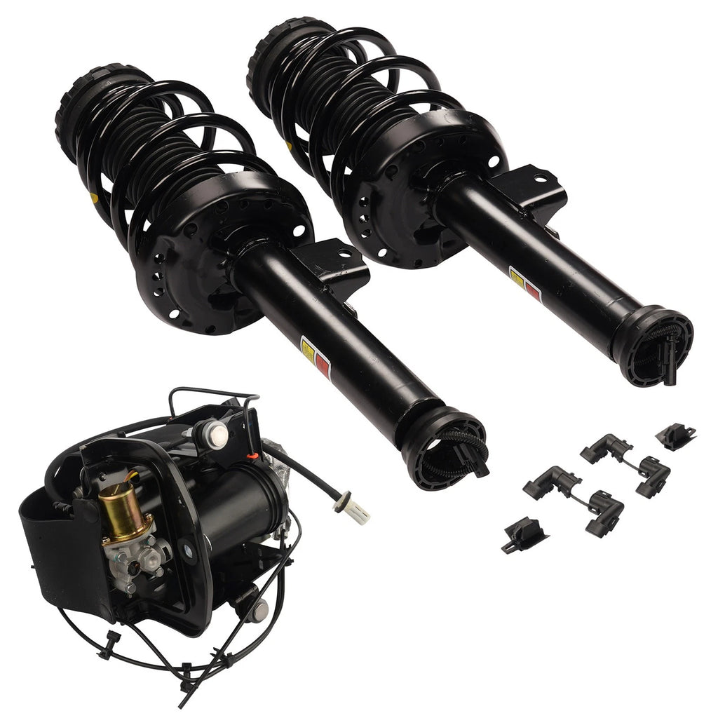 Pair Front Strut Assembly with Air Compressor for Cadillac XTS (2013-2019)