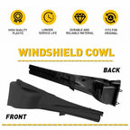 Pair Front Windshield Wiper Cowl Covers for Nissan Murano (2015â2017)