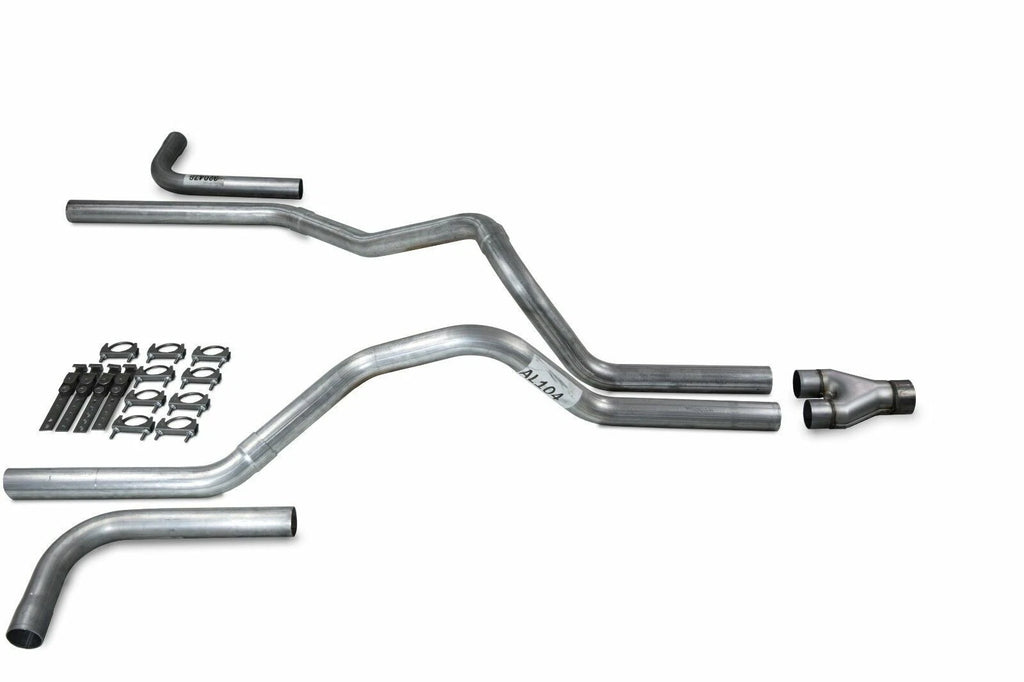 2.5" Dual Exhaust Kit Y Pipe for Ford F150 (2021–2025) Side Exit