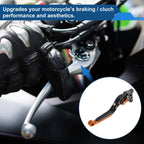 Short Long Brake Clutch Levers for Suzuki Hayabusa GSXR1300 (2008–2020) Black Orange