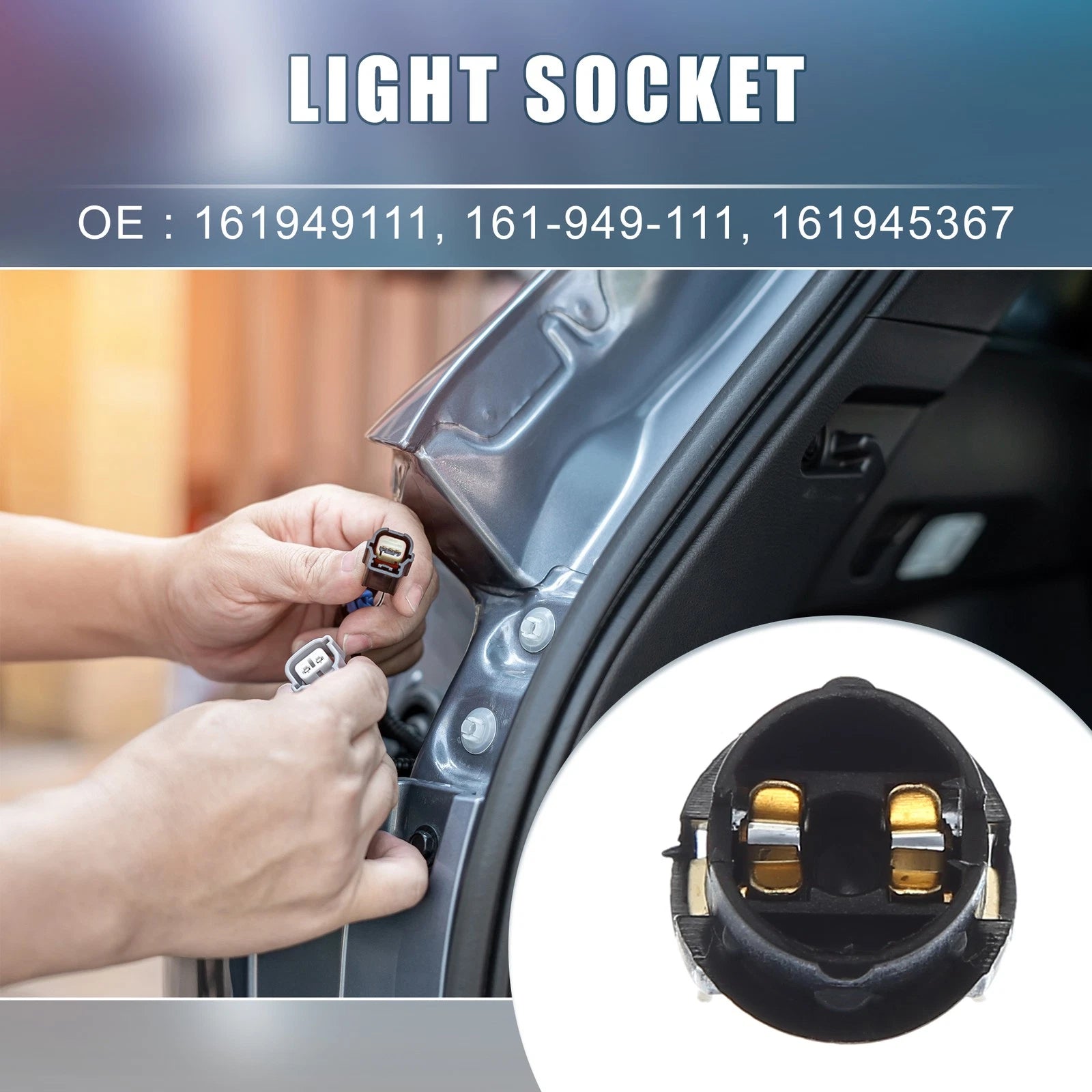 Side Repeater Indicator Light Bulb Socket 161949111 for VW Corrado (1990–1994)
