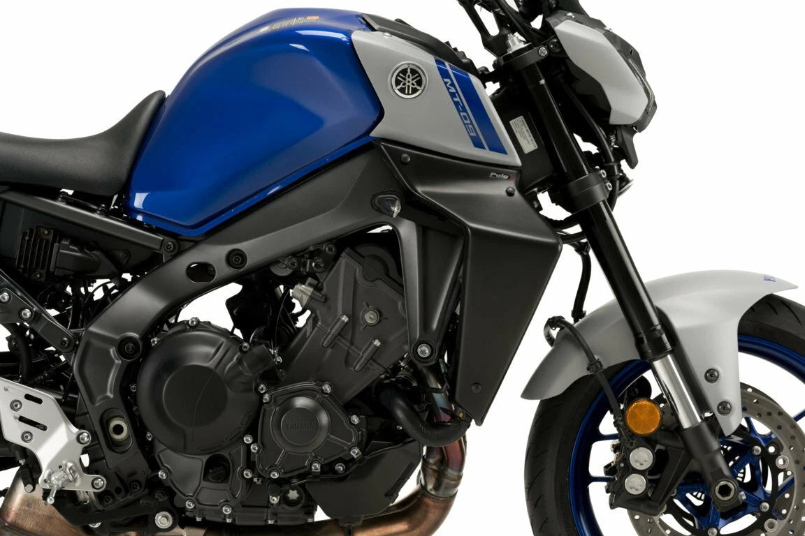 PUIG Downforce Side Spoilers Black for Yamaha MT-09 (2018–2023)