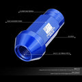 Set of 20 Closed End Lug Nuts M12 X1.25 24mm OD for J2 Engineering