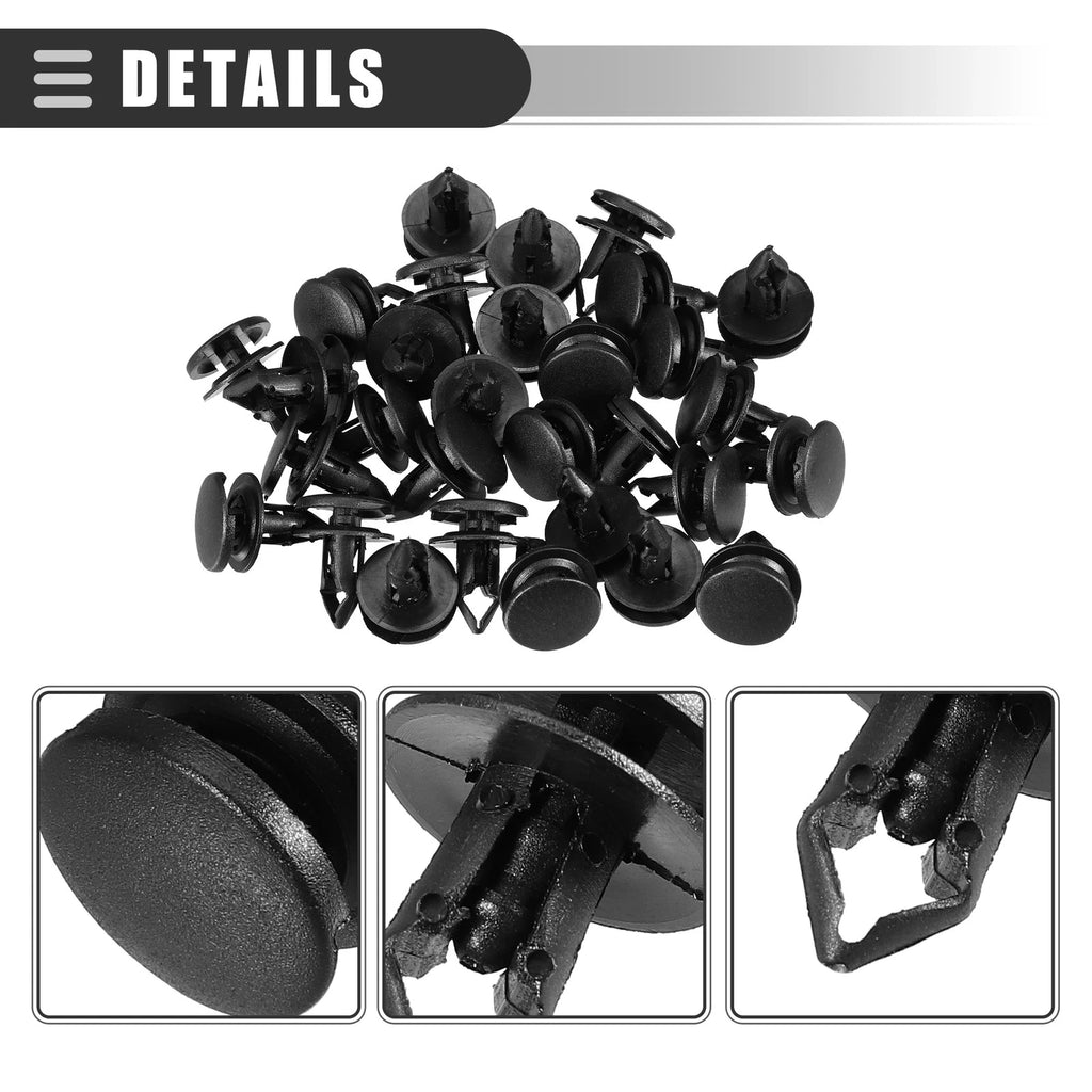 30 Pcs Fender Liner Bumper Cover Push-Type Clips for Honda (No. 90667TC0U01ZA)