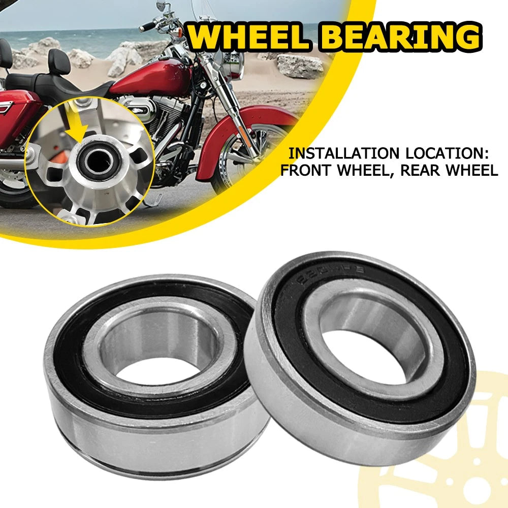 Front ABS Wheel Bearing Kit 25-1691 for Harley FLD Dyna Switchback (2012–2016)