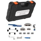 Ratcheting Pipe Bender Tool Kit for Refrigeration Tubes (1/4"-7/8")