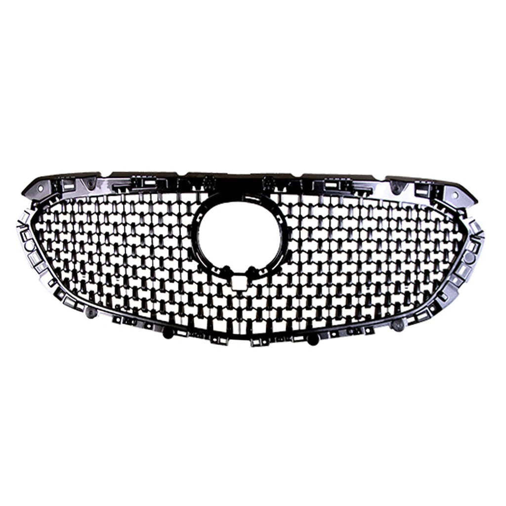 Replacement Black Painted Front Grille with Emblem Hole for 2018–2020 Mazda 6
