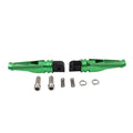 2X Green Foot Pegs Rear Passenger Footrests for Yamaha YZF R1 R6 R1M R1S