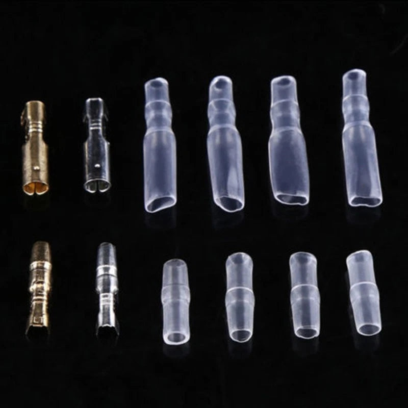 400PCS Wire Terminals for Motorcycle Brass Male & Female Connectors