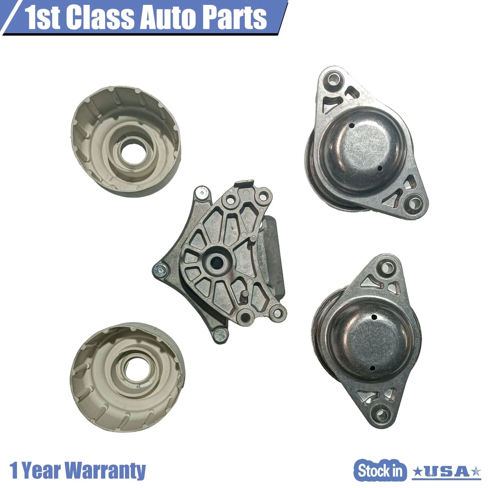 3X Hydraulic Engine Motor Transmission Mounts for Mercedes (2008-2017)