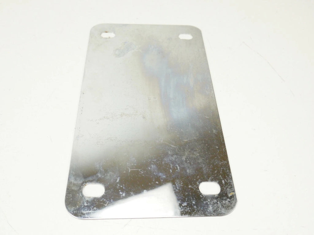 Chrome License Plate Flat Mounting Bracket for Harley-Davidson