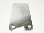 Chrome License Plate Flat Mounting Bracket for Harley-Davidson